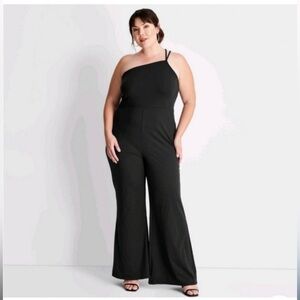 Future Collective Stretch Black Jumpsuit